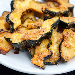 Roasted Parmesan Garlic Acorn Squash