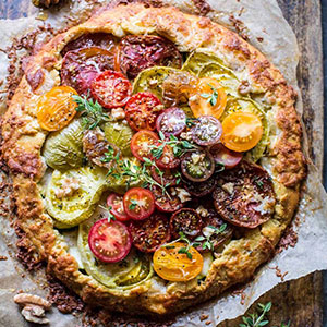 Recipe: Heirloom Tomato and Zucchini Galette with Honey + Thyme