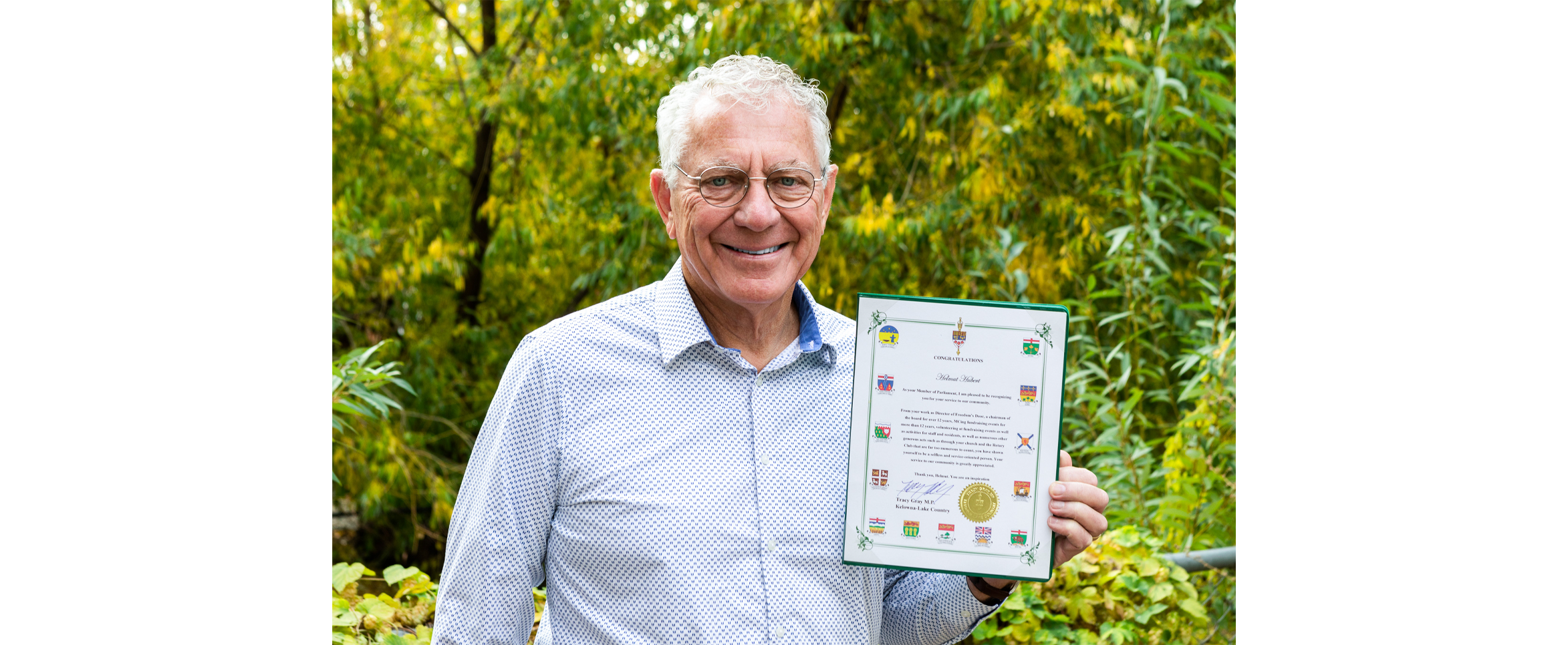 CENTURY 21 Canada agent receives House of Commons honour for decades of volunteer work