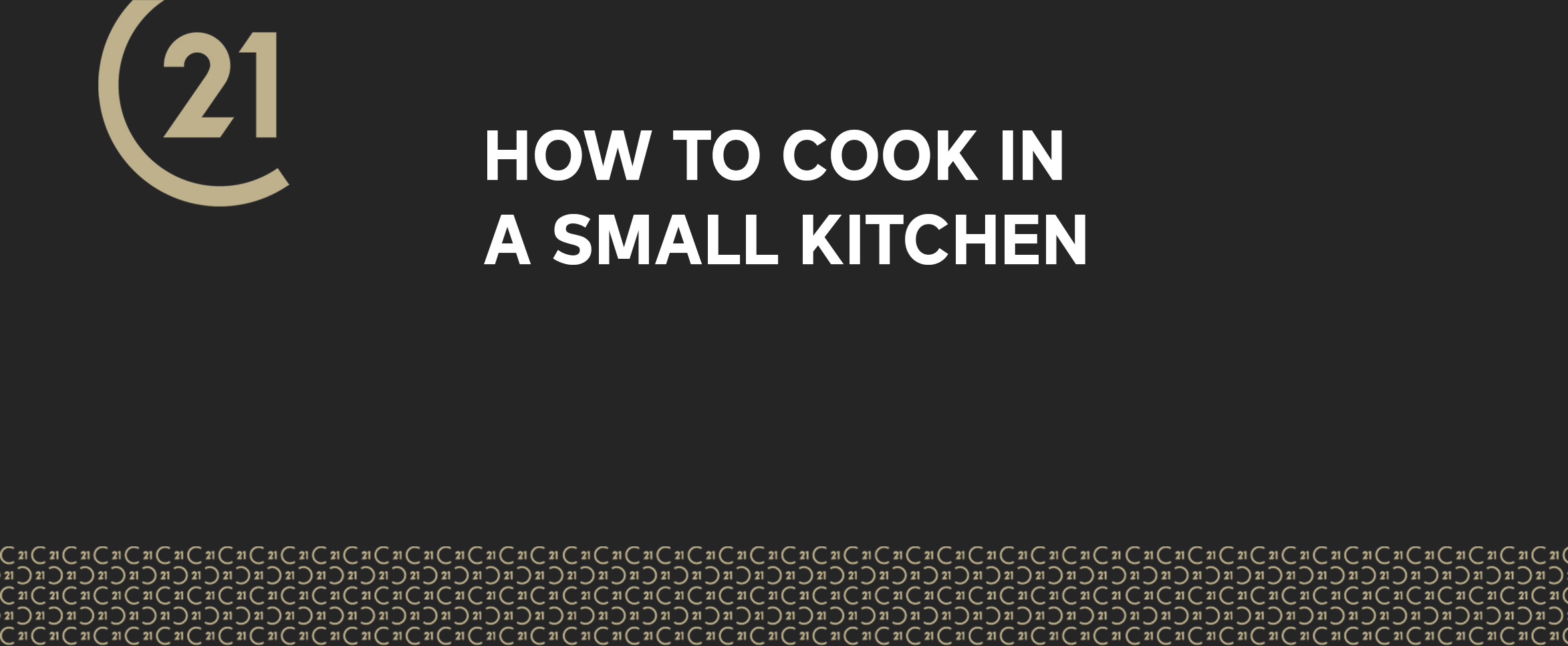 How to Cook in a Small Kitchen