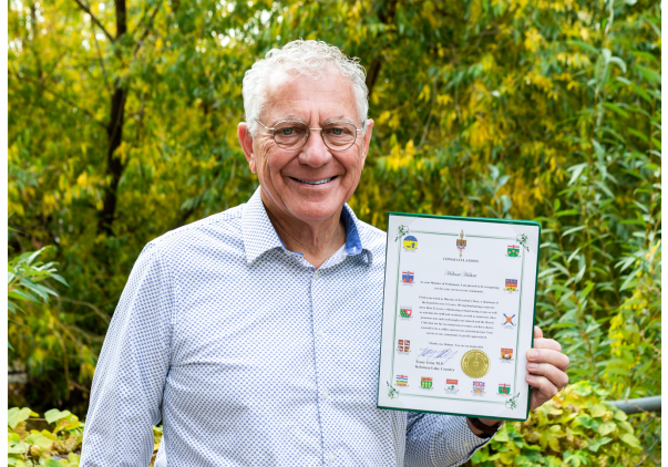 CENTURY 21 Canada agent receives House of Commons honour for decades of volunteer work